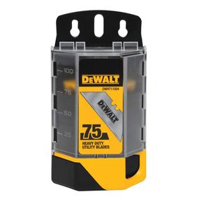 Леза запасні для оздоблювальних робіт, трапецеподібні 75шт DeWALT DWHT11004-7