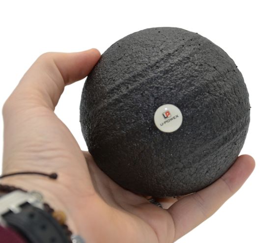 Масажний м'яч U-POWEX EPP Ball (d8cm.) Black | Зображення 5