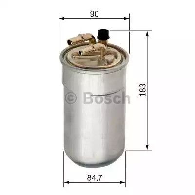Фільтр паливний VAUXHALL CORSAVAN, OPEL CORSA, BOSCH (0450906503) | Зображення 4