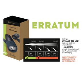 Ліхтар DYNAMO 500 USB V2 75 лм - One Size