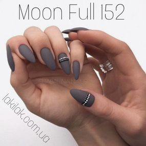 Гель-лак Moon Full №152 темно-сірий 8мл