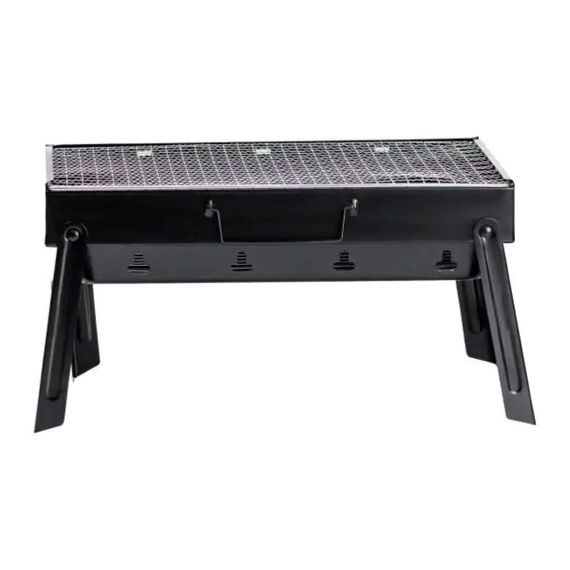 Мангал переносной складной с решеткой 43×30×23.5 см HP450M