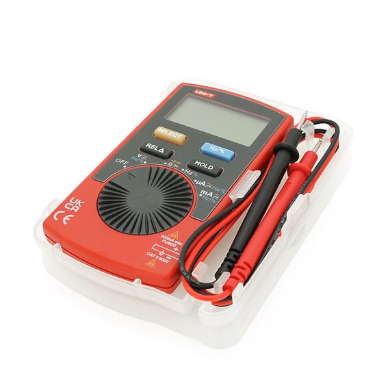 Мультиметр UNI-T UT120A. Вимірювання: V (AC/DC), Ω, Hz, DUTY. Функції: Hold, REL, продзвонювання, тест діодів, авто-діапазон. | Зображення 3