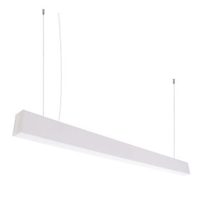 Линейный подвесной светодиодный светильник FLF-66 45W NW WH LED 1,2m