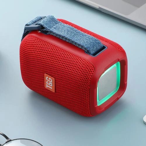 Портативна Bluetooth колонка TG339 5W з RGB підсвічуванням. Колір: червоний | Зображення 1
