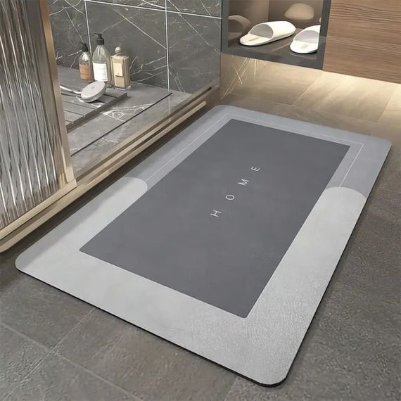 Прочный влагостойкий коврик для ванны Shower Room  40х60 см Серый, Синий, Розовый, Зеленый, коричневый | Зображення 3