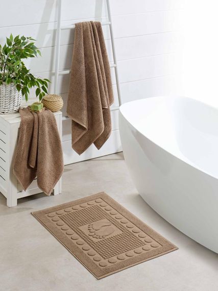 Рушник Zeron 128370 Туреччина 90*50  Махра Сірий