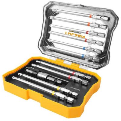 Набор бит Tolsen 1/4&quot; 10шт + держатель (20375)