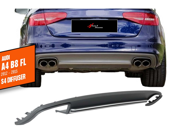 Дифузор заднього бампера DPT V1 (2012-2015) для Ауди A4 B8 рр