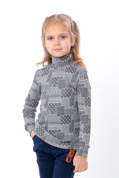 Водолазка для дівчинки Носи своє 140 Світло-сірий (p-12260-181321)