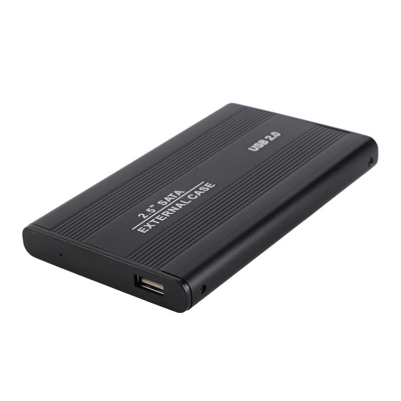 Зовнішній корпус для жорсткого диска 2.5" USB 2.0 алюмінієвий HDD/SSD