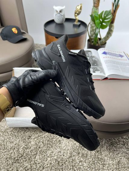 Чоловічі кросівки Salomon Supercross 4 Black White весна / осінь A3251 | Зображення 5
