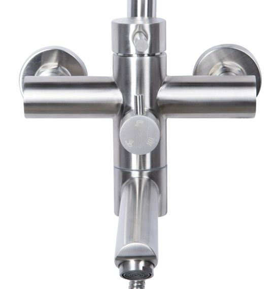 Душевая система универсальная Lidz Aria 1033, Nickel (k35) LDARI1033NKS46109 | Зображення 3