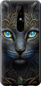 Чохол на Nokia 5.1 Plus Кішка "5548u-1543-2448"