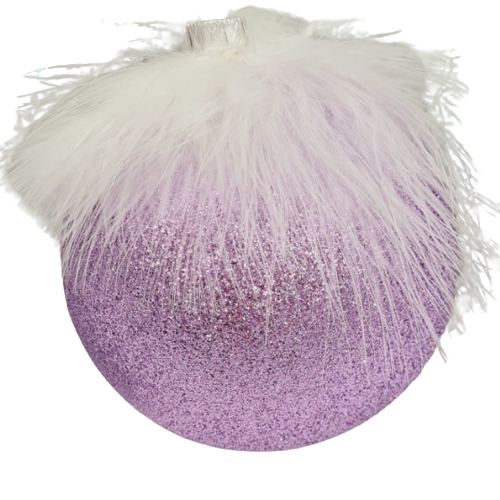 Ялинкова куля Пір'їнка d10см КС