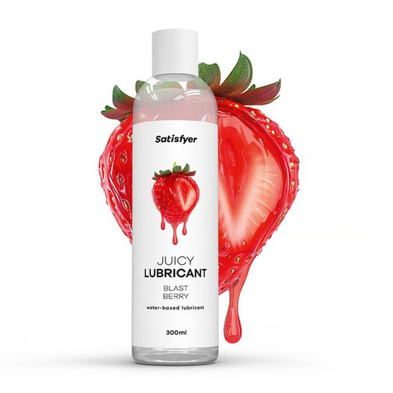 Лубрикант на водній основі Satisfyer Juicy Lubricant Blast Berry water based 300 мл | Зображення 1