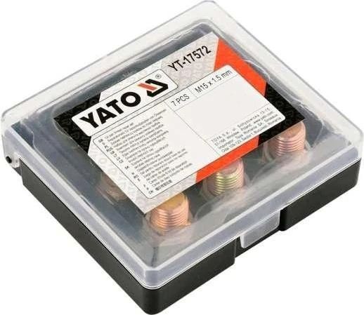 Набір ремонту оливних пробок алюмінієві прокладки М15х1.5 6шт YATO YT-17572 | Зображення 2