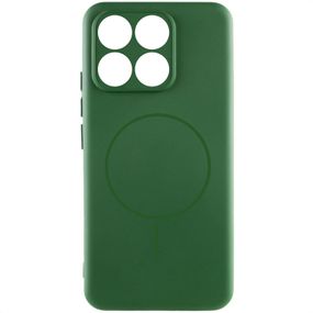 Чехол Silicone Cover Lakshmi Full Camera (AA) with Magnetic Fit для Motorola Edge 70 Зеленый / Dark green