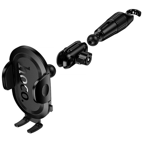 Автодержатель на зеркало заднего вида Hoco H88 Rally ultra-thin Black | Зображення 4