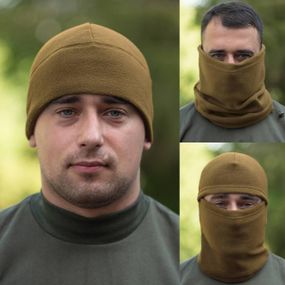 Шапка, баф, Балаклава фліс койот R&M Military
