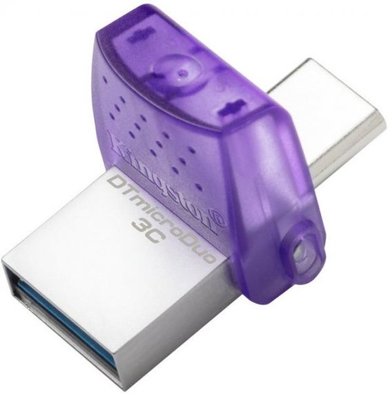 USB флеш накопичувач Kingston 256GB DataTraveler microDuo 3C USB 3.2/Type C (DTDUO3CG3/256GB) | Зображення 3