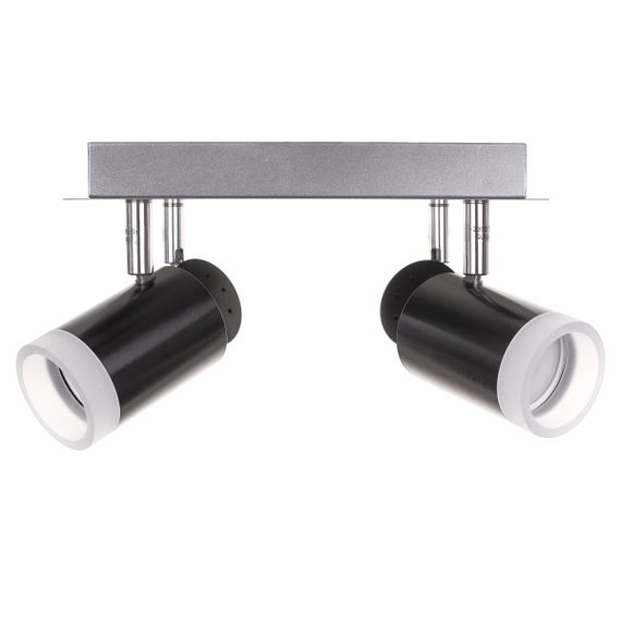 Светильник потолочный спот поворотный LED светодиодный накладной HTL-206/4 GU10 for SN+BK | Зображення 4
