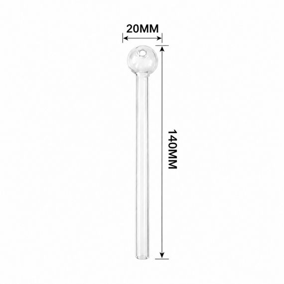 Стеклянная трубка Pocketbowl Long Oil Clear | Зображення 1