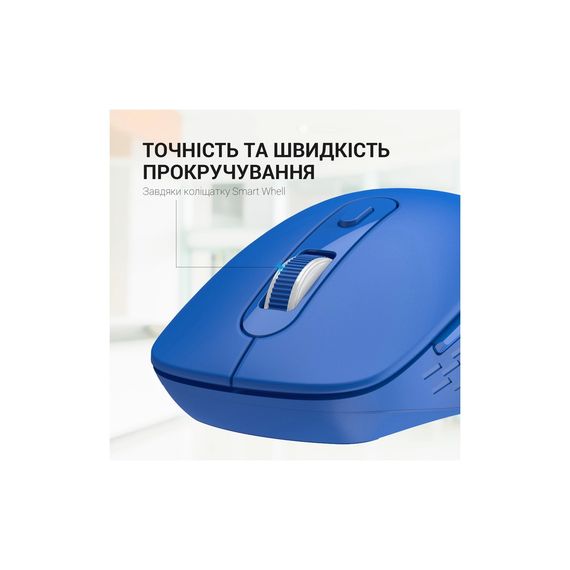 Мишка OfficePro M230C Silent Click Wireless/Bluetooth Blue (M230С) | Зображення 8