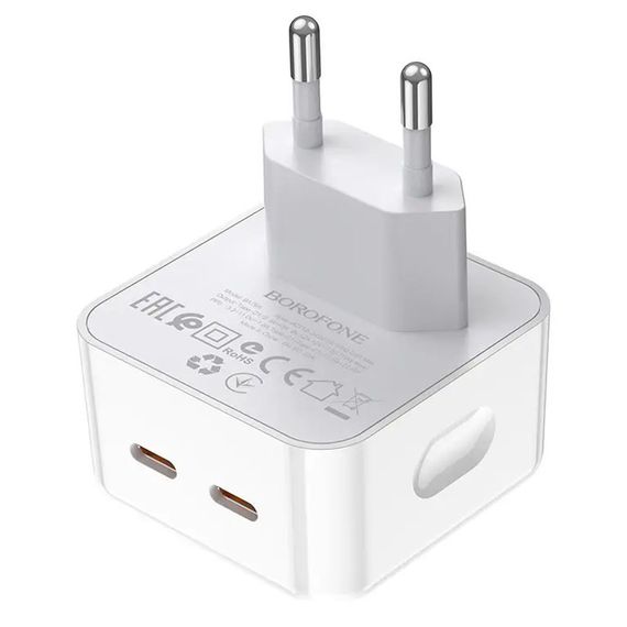 МЗП Borofone BA76A Source PD35W (2USB-C) White | Зображення 4
