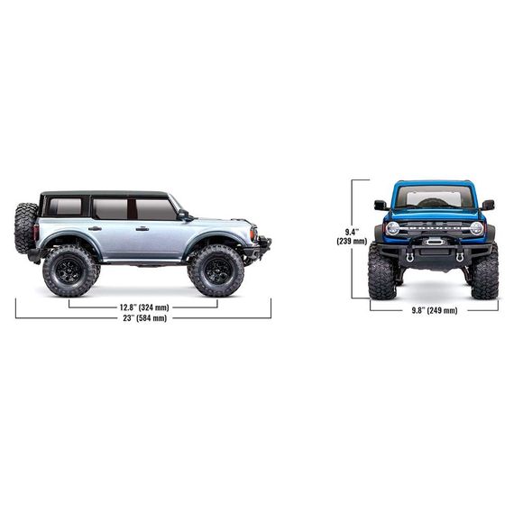Машинка на радіокеруванні Traxxas TRX-4 2021 Ford Bronco 4WD 1/10 (ICON SILVER) | Зображення 4