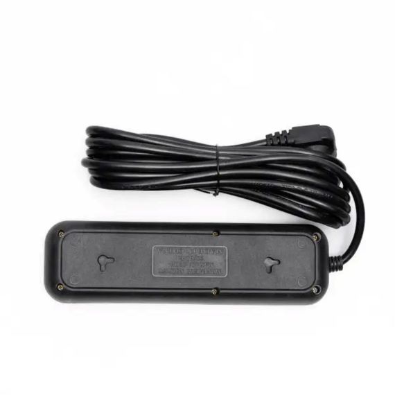 Мережевий фільтр-подовжувач 3 розетки 3хUSB-A 1xUSB-C 5м чорний HP-5-36 | Зображення 4