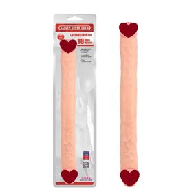 Фаллоимитатор двухсторонний Chisa Ballsy Super Cock Ladybro Love # 01, телесный sexstyle