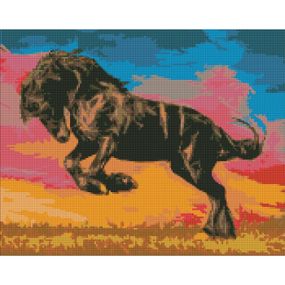 УЦЕНКА!!! Алмазная мозаика "Величественный мустанг" AMO7354-UC 40х50 см