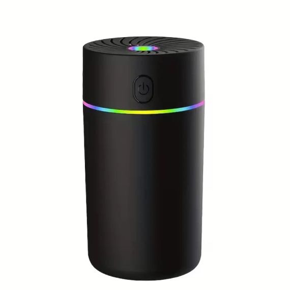 Автомобільний зволожувач повітря з підсвіткою, USB, Чорний/Зволожувач для авто/Аромодифузор у машину | Зображення 2