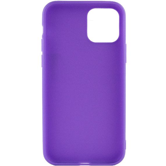 Силиконовый чехол Candy для Apple iPhone 12 Pro Max (6.7") Сиреневый | Зображення 1