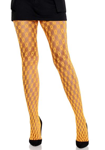 Колготки Leg Avenue Eyelet Net Tights Neon Orange One Size Sex Aura