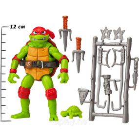 Фигурка Черепашки-ниндзя Рафаэль 12 см Teenage Mutant Ninja Turtles Mutant Mayhem 4.6” Raphael TMNT Оригинал