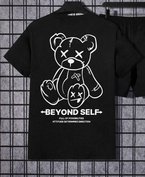 Футболка чоловіча з принтом повсякденна XL Білий