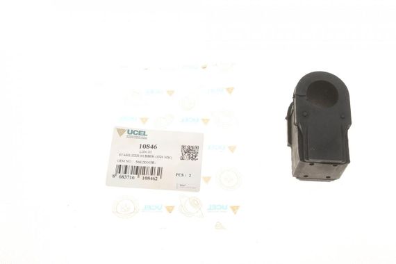 Втулка стабілізатора переднього Renault Laguna III 1.5dCi-3.5 V6 07- d=25mm  10846
