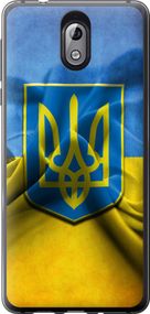 Чехол на Nokia 3.1 Флаг и герб Украины 1 "375u-1530-17620"