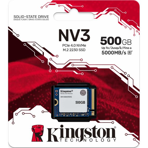 Накопичувач SSD M.2 2230 500GB NV3 Kingston (SNV3SM3/500G) | Зображення 2