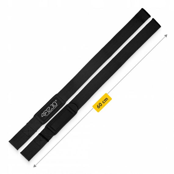 Лямки для станової тяги 4FIZJO Deadlift Straps Black (P-5905973402279) | Зображення 3
