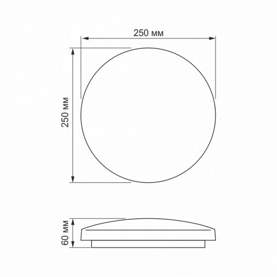 LED світильник настінно-стельовий TITANUM 18W 5000K Кільця | Зображення 1