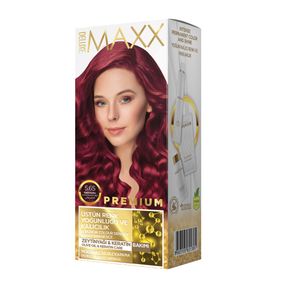 Краска MAXX Deluxe для волос 5.65 Гранатово-красный 50 мл+50 мл+10 мл