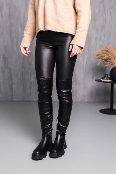 Ботфорты женские зимние Fashion Image 3885 38 размер 245 см Черный | Зображення 9