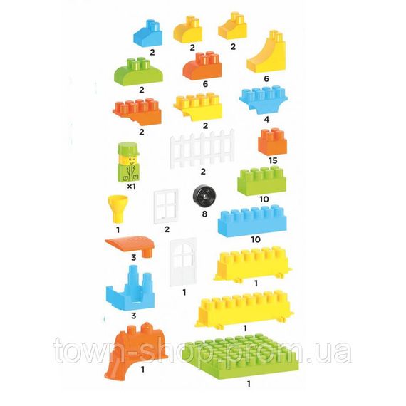 Игрушка "Конструктор ТехноК", арт.6573TXK 90 дет. | Зображення 4