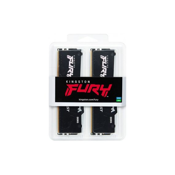 Модуль памяти для компьютера DDR5 32GB (2x16GB) 5200 MHz Beast RGB XMP Kingston Fury (ex.HyperX) (KF552C40BBAK2-32) | Зображення 5
