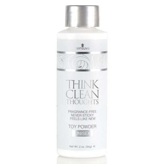 Пудра для догляду за іграшками Sensuva Think Clean Thoughts Toy Powder (56 г) Sex Aura