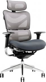 Кресло офисное GT RACER X-782 BRIGHT Gray (W-20 B-40)