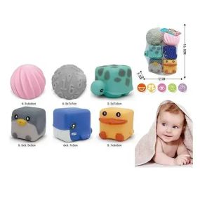 Набір іграшок для купання для розвитку дрібної моторики 6 предметів